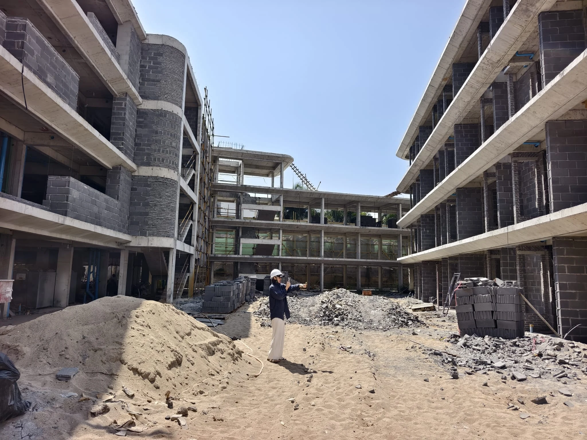 Building structures and courtyard — 18 May 2026